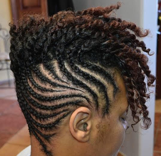 Front Flat Twist HAIRSTYLE